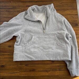 The Gym People Cropped quarter zip hoodie